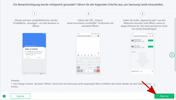 Samsung tablet FRP bypass