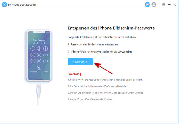 iPhone entsperren ohne code