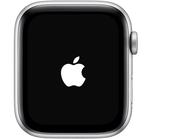 Apple Watch zeigt nur Apple logo
