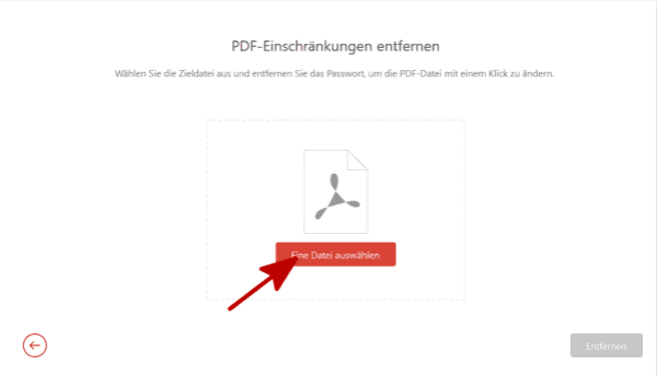 PDF passwort entfernen