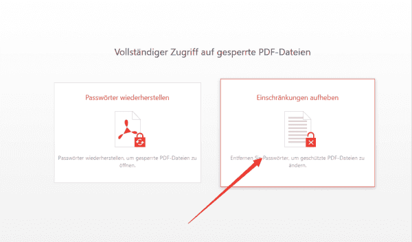 PDF kennwortschutz aufheben