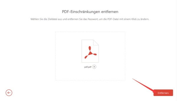 PDF passwort entfernen