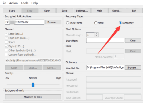 RAR Password Cracker