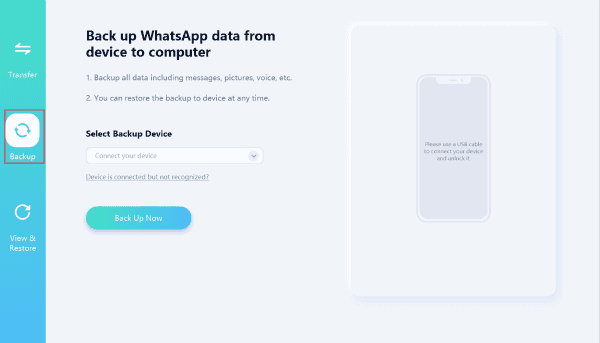 Backup WhatsApp iPhone