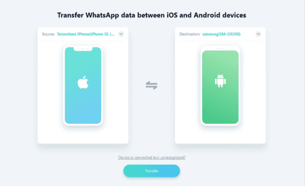 WhatsApp Backup von iPhone auf Android